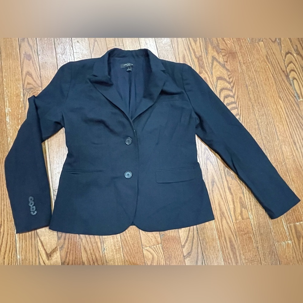 Ann Taylor Elegant Black Blazer